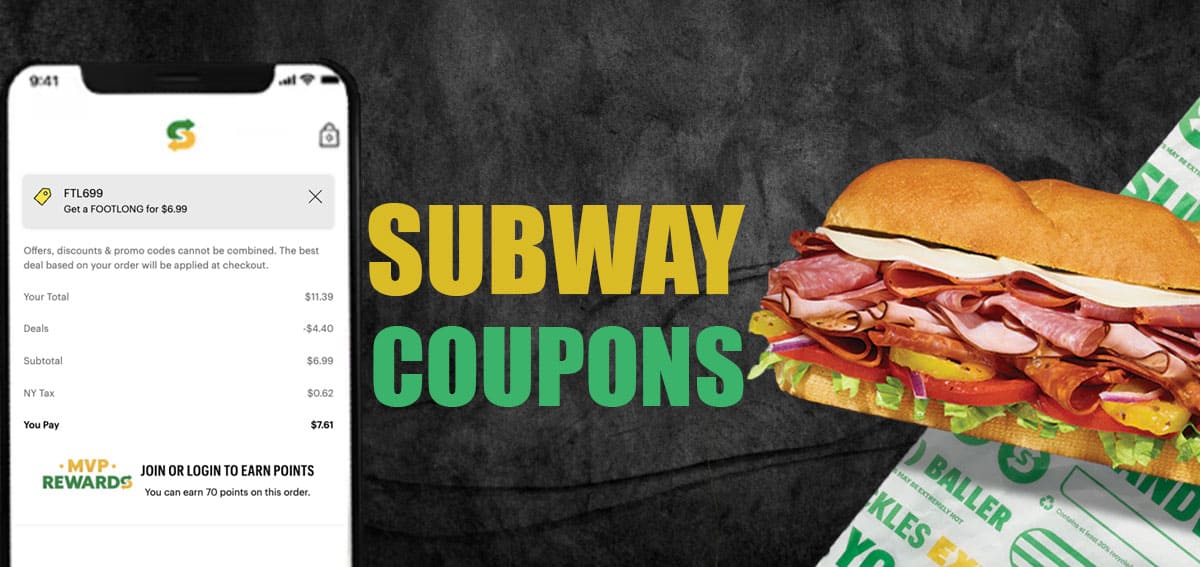Subway coupons